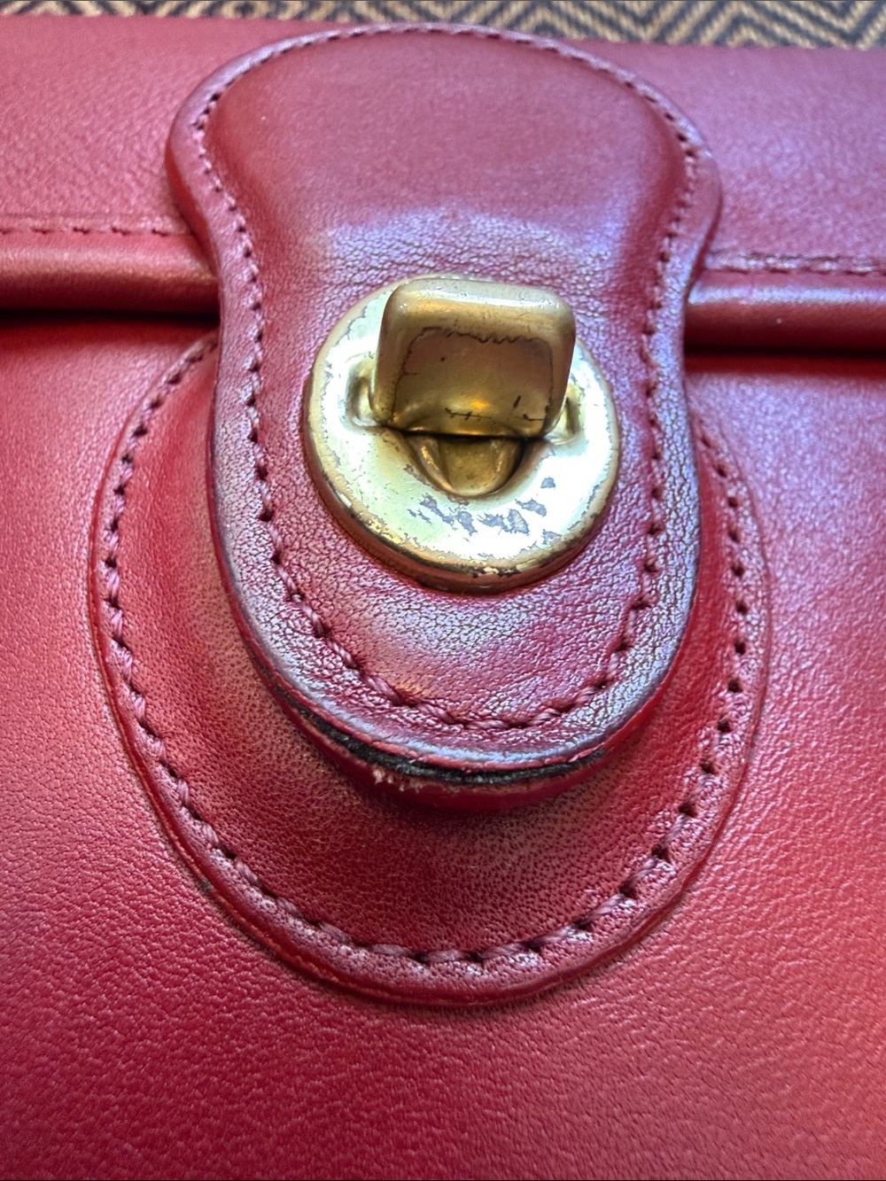 Vintage coach Willis 9927 red with brass - Picture 11 of 16